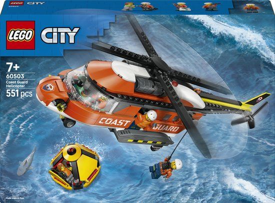 LEGO City reddingshelikopter kustwacht - speelset voor kinderen.