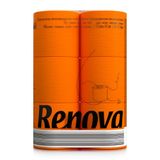 Renova Toiletpapier, oranje, normaal, 6 200064519