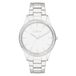 s.Oliver dameshorloge met funklenden Steinen en Edelstahlband - 34 mm - sportlich-elegant - Metallbanduhr met zirkoniasteinen - hoher Tragekomfort - analoge horloge met kwartswerk