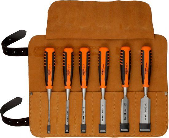 Bahco 424P-S6-LR steekbeitelset in etui 6-delig