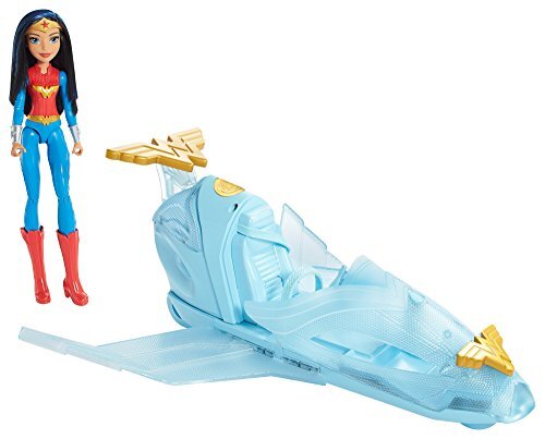 DC Super Hero Girls DC Comics DYN05 Super Hero Meisjes Wonder Vrouw en Onzichtbare Jet Dolls