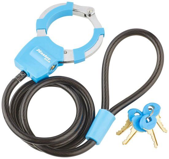 Masterlock Street Cuff 8275 Fietsslot 1.000 mm blauw