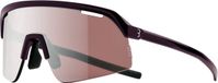 BBB Cycling Valor Flux Lunettes de vélo professionnelles Hommes et Femmes - Lunettes de sport à contraste élevé - Lunettes de cyclisme avec lentille Flux - Anti-buée - Rouge foncé mat - BSG-81