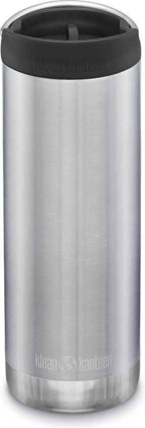 Klean Kanteen - TK Wide Thermosfles - 473ml - Zilver RVS