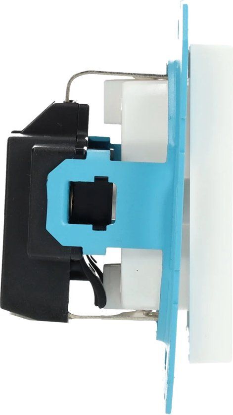 ION Industries Stopcontact V1/J1 Alpin Wit Mat | Met Randaarde | Opbouw