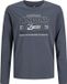 JACK&JONES JUNIOR - JJELOGO TEE LS O-NECK 2 COL AW26 SN JNR T-shirt garçon