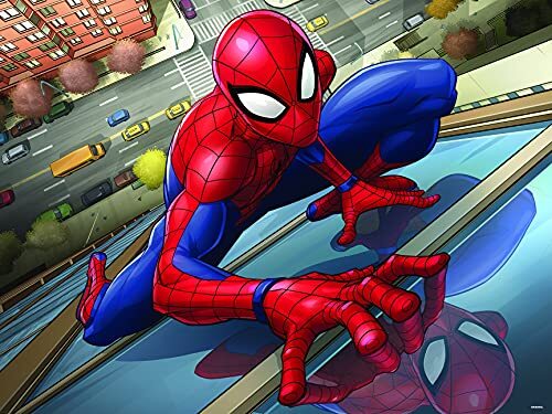 Prime3D Marvel Spiderman lenspuzzel, 500 stukjes, meerkleurig