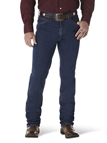 Wrangler Men's Premium Performance Cowboy Cut Slim Fit Jeans - Mid Stone - 32W x 32L