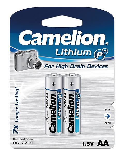 Camelion FR6-BP2 - Batterij - Lithium - 2900 mAh - 2 stuks