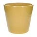 Pot de fleur, céramique, jaune, Ø 25 cm