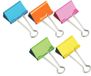 Rapesco Foldback-papierklem/brievenklem, 19 mm, kleuren assorti, 10 stuks