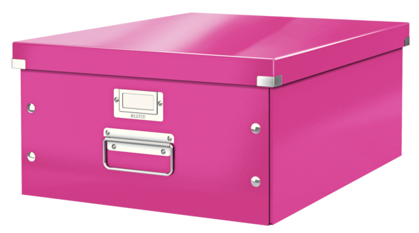 Leitz Click & Store grote doos - roze