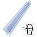 Bande d'étanchéité D10, 6–7 mm, 200 cm. Joint de remplacement pour portes de douche