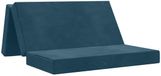 vidaXL Canapé-lit pliable 160 x 67 x 45 cm bleu