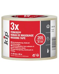 Kip MASKING-TEC fine crepe - Crepe tape 3x 30 mm x 50 m