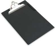 Rapesco klembord, DIN A4, PVC-folielaag, zwart