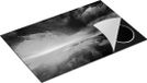 Chefcare Inductie Beschermer Abstracte Kunst - Dromenland - Zwart Wit - 83x51,5 cm