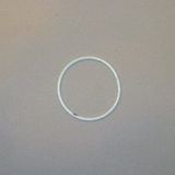 Glorex Metaalring wit 12 cm