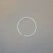 Glorex Metaalring wit 12 cm