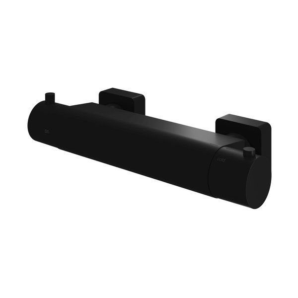 Hotbath Gal Thermostatische Douchemengkraan Mat Zwart GL008BL