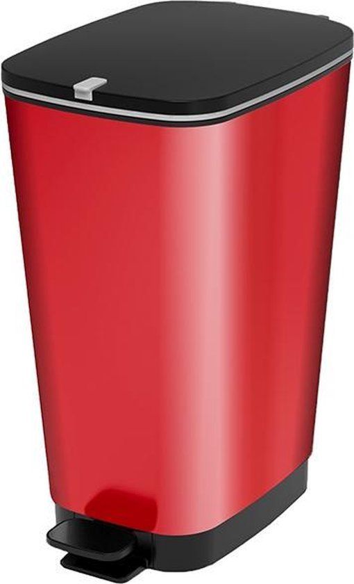 KiS-KiS Kis Chic Bin Pedaalemmer - 50 l - Rood