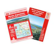 Monte Argentario Isola del Giglio e Giannutri. Carte des sentiers avec guide des plus belles randonnées. Avec carte géographique pliée