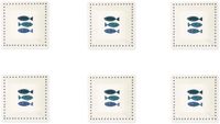 Excelsa Ocean diepe Borden – Set van 6 – Multicolor Keramiek – Italiaans Design