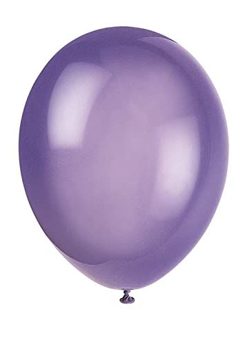 Unique Party Supplies Latex Balloons - 30 cm - Midnight Lilac - Pack of 10