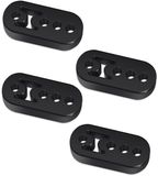 OEM BeiJingLiangPinJiaZuoKeJiWenHuaFaZhanYouXianGongSi Set van 4 Universele Rubber Uitlaat Hangers voor Auto's - Zwart