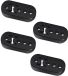 OEM BeiJingLiangPinJiaZuoKeJiWenHuaFaZhanYouXianGongSi Set van 4 Universele Rubber Uitlaat Hangers voor Auto's - Zwart