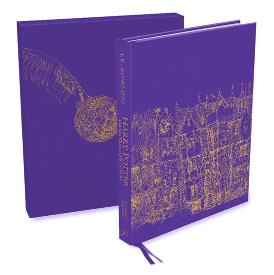 Bloomsbury UK Harry Potter Philos Stone Illust Deluxe Hardcover Edition