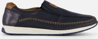 Rieker Instappers blauw Leer - Maat 44