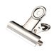 WONDAY 12 stuks papierklemmen "Bulldog" vernikkeld breedte 70 mm
