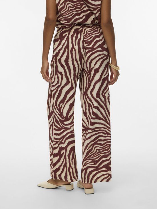 VERO MODA VMFRIGA WIDE PANTS JRS GA Legging Dames XS Polyester/Elastaan Birch Print