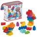 Blocs de construction 80 pièces - Empattement pour voitures et camions - Avec sac de construction