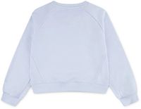 Levi's Enfants Meet And Greet Crew Sweatshirt Blanc Coton Ronde Hals Lange Mouw Regular Fit Fille