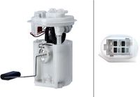 HELLA Pompe à carburant électrique, 4 broches, pour RENAULT TWINGO