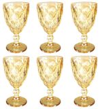 Set de 6 Verres à vin vintage 250 ml