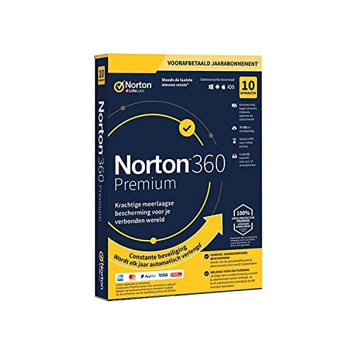 Symantec Norton 360 Premium 75GB NL 1 gebruiker 10 Device 12MO Dus MM