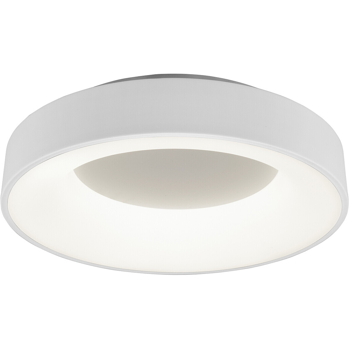 BES LED LED Plafondlamp - Plafondverlichting - Trion Gurano - 27W - Natuurlijk Wit 4000K - Rond - Mat Wit - Aluminium