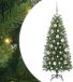 vidaXL Sapin de Noël artificiel vert 120 cm PE et PVC