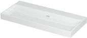 Wastafel INK Urban Wastafel Porselein Zonder Kraangat - 1000x450x80 mm - Glans Wit