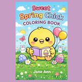 Sweet Spring Chick Coloring Book
