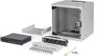 Digitus DN-49100-SET rack 6U Wandrek Grijs