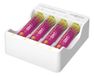 Ansmann Pure Power Set 4× Micro AAA Akkus und Lademodul Oplaadbare AAA batterij (potlood) Li-ion 1250 mAh 1.5 V