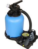 Trend Top Ø 300 mm système de filtration sable | Palette de filtre | Bleu | Pompe Aqua Plus 6