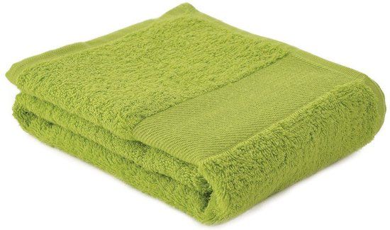 Arowell Sporthanddoek Fitness Handdoek 130 x 30 cm - 500 Gram - Lichtgroen 5 stuks
