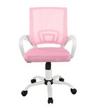 La Silla Española Ribadeo Witte stoel, wit-roze, klein