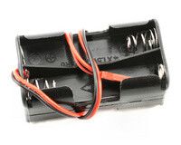 Traxxas Battery holder, 4-cell (no on/off switch) (for jato and others that use a male futaba style connector)