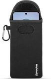 MobyDefend Motorola Moto G34 Neopreen Pouch Met Karabijnhaak - Zwart